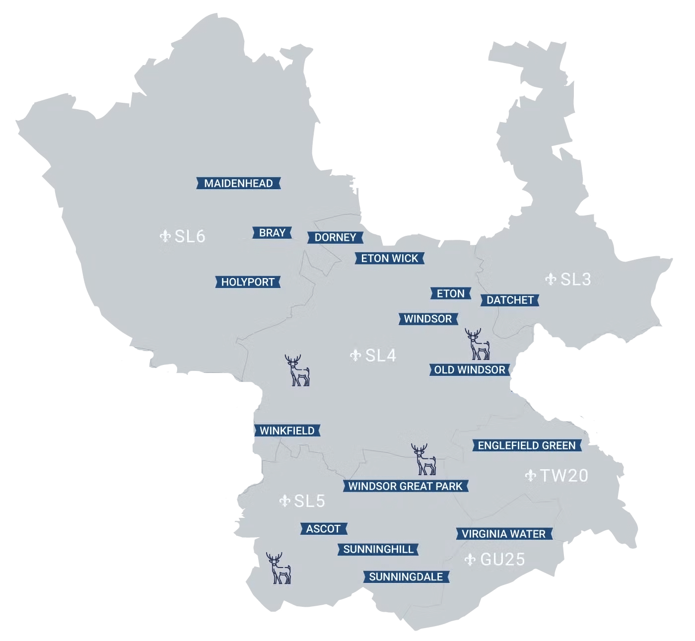 Great Park Homecare: areas we cover